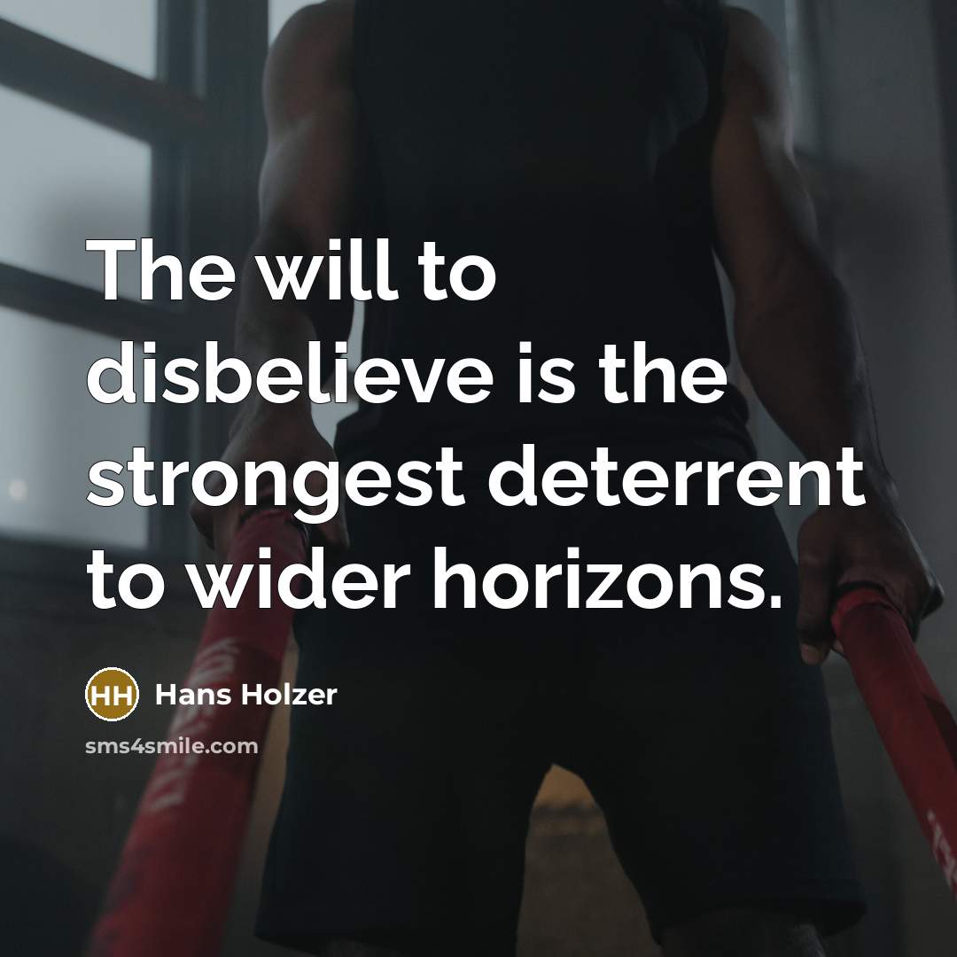 “The will to disbelieve is the strongest deterrent to wider…” quote by Hans Holzer