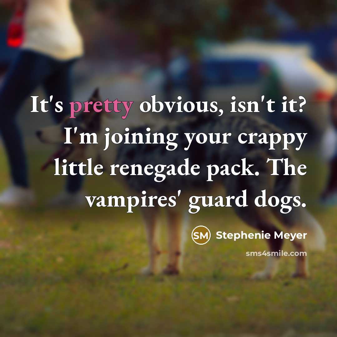 “It's pretty obvious, isn't it? I'm joining your crappy little…” quote by Stephenie Meyer