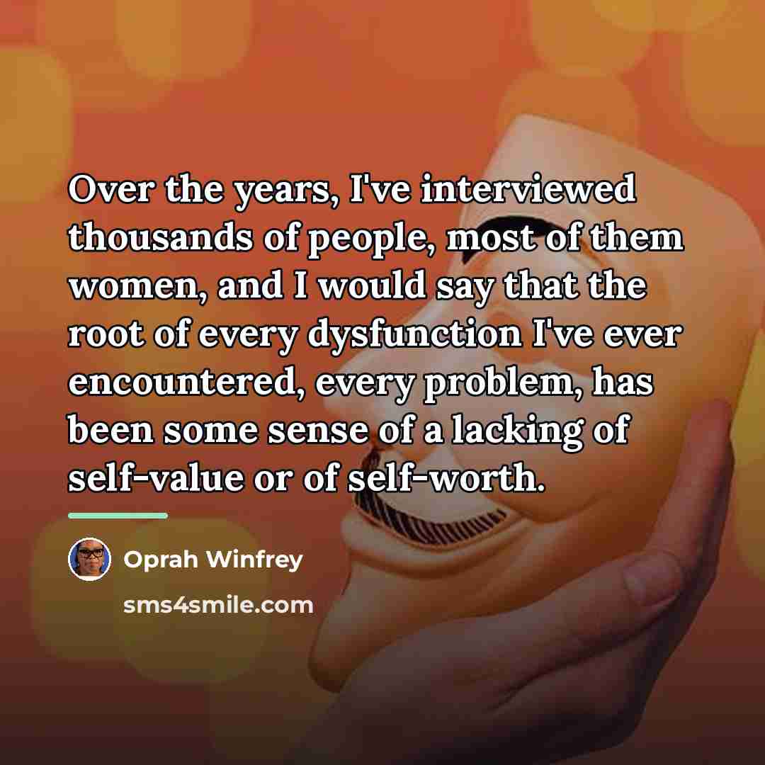 “Over the years, I've interviewed thousands of people, most of…” quote by Oprah Winfrey