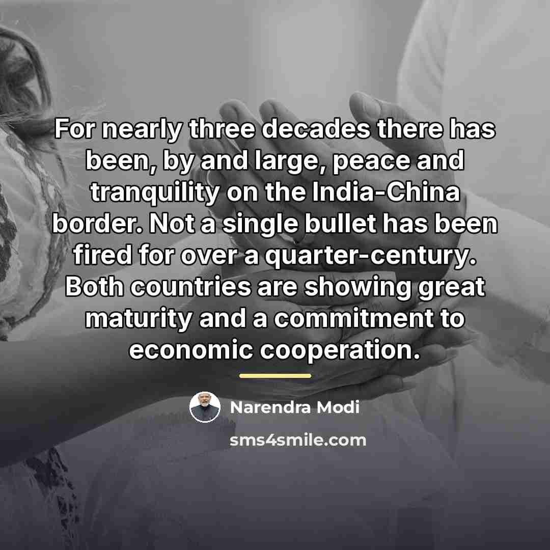 “For nearly three decades there has been, by and large,…” quote by Narendra Modi