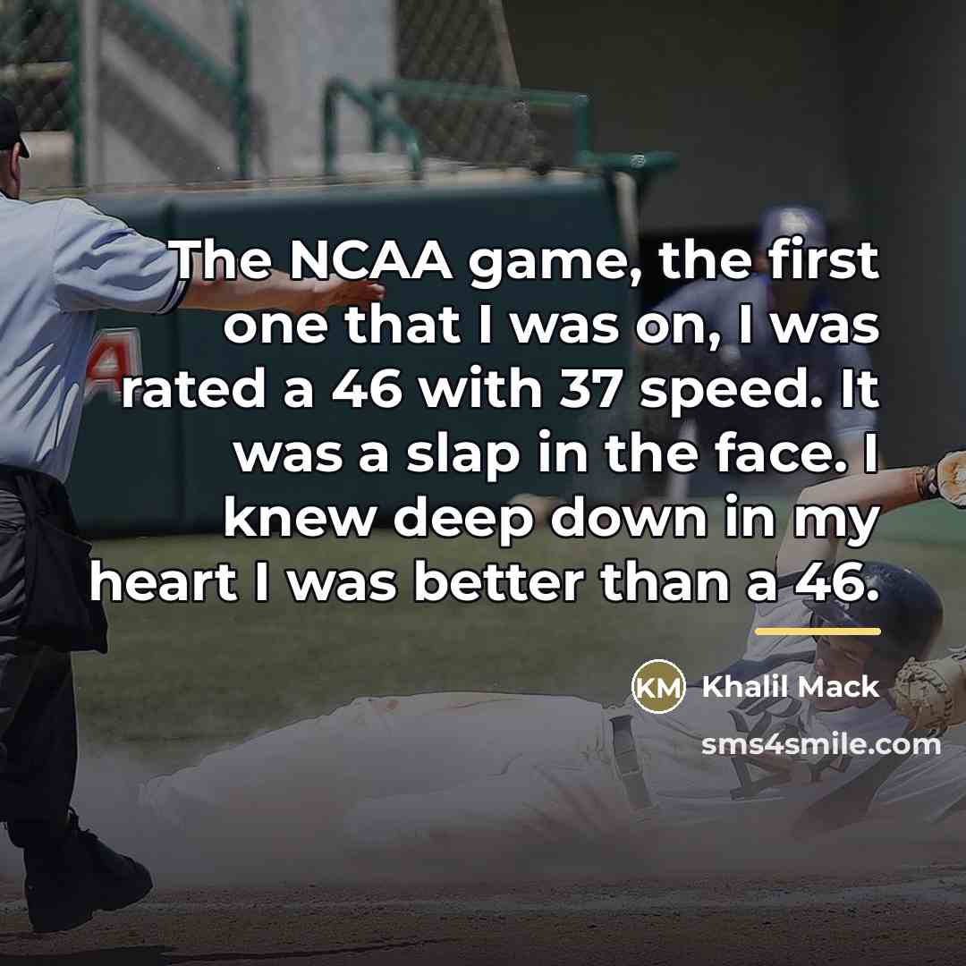 “The NCAA game, the first one that I was on,…” quote by Khalil Mack