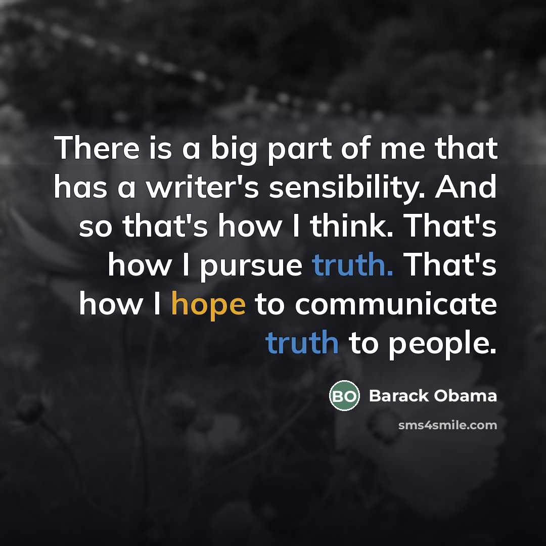 “There is a big part of me that has a…” quote by Barack Obama