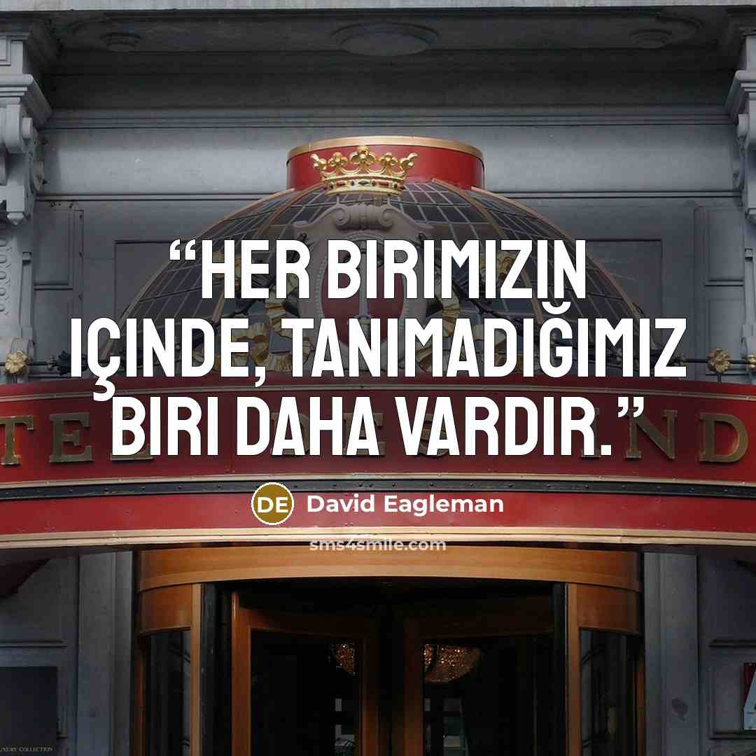 “Her birimizin içinde, tanımadığımız biri daha vardır.” quote by David Eagleman