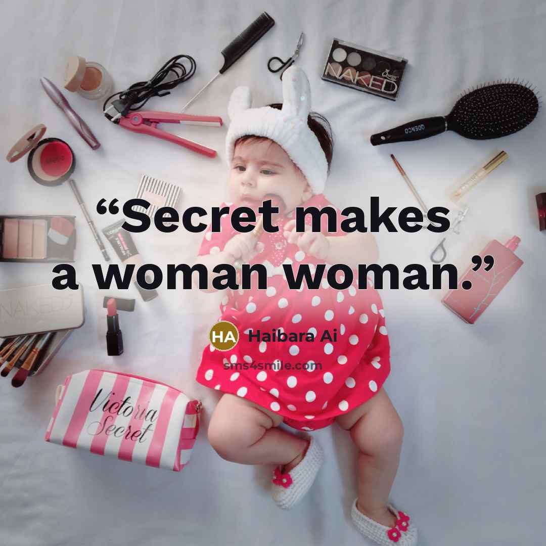 “Secret makes a woman woman.” quote by Haibara Ai