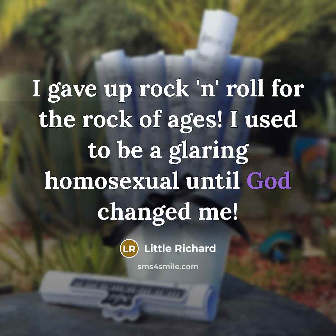 “I gave up rock 'n' roll for the rock of…” quote by Little Richard