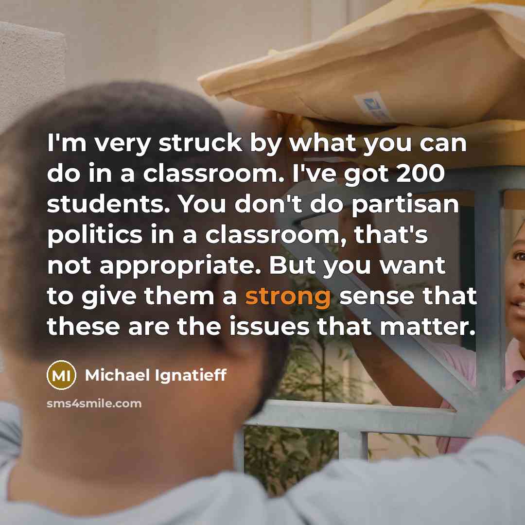 “I'm very struck by what you can do in a…” quote by Michael Ignatieff