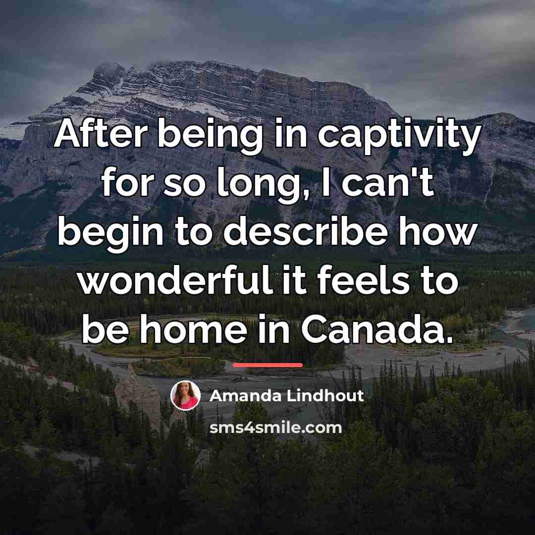 “After being in captivity for so long, I can't begin…” quote by Amanda Lindhout