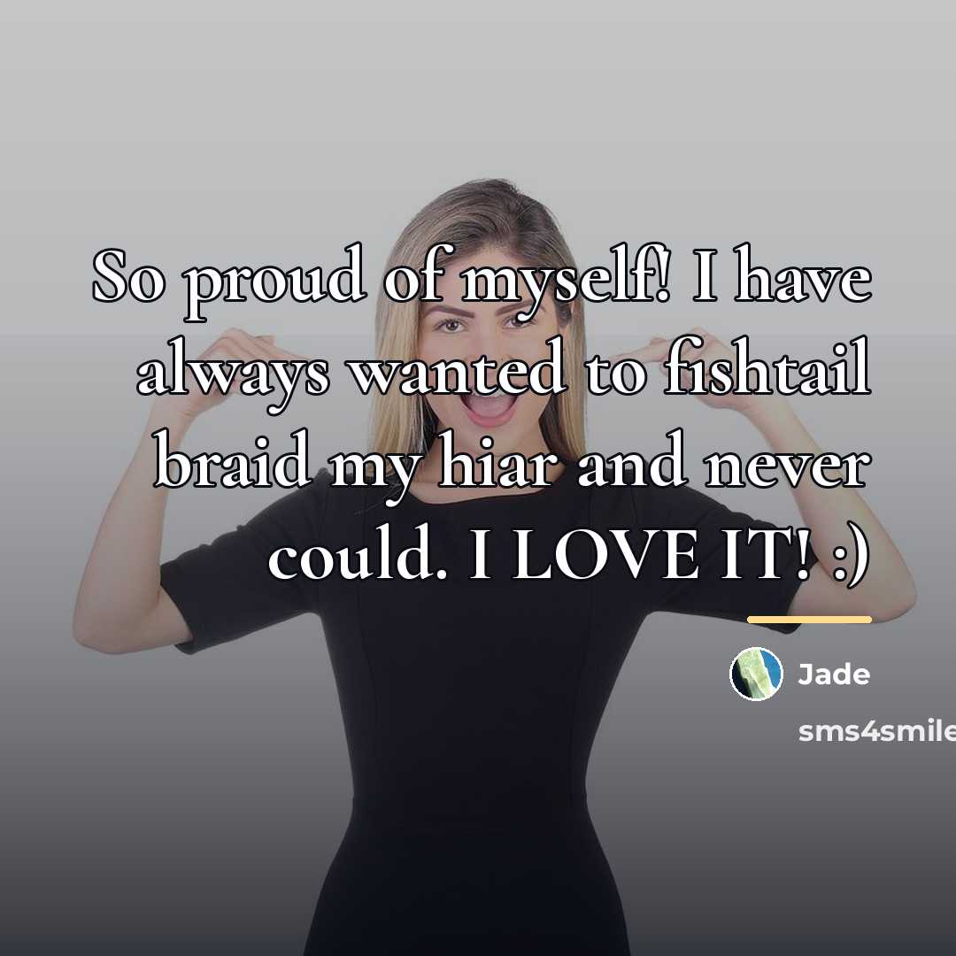“So proud of myself! I have always wanted to fishtail…” quote by Jade