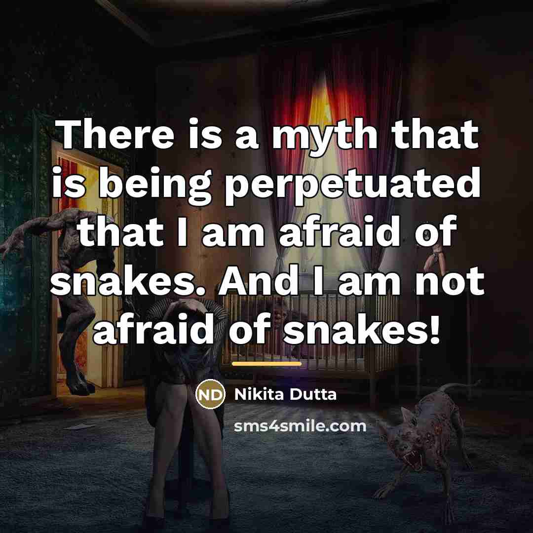 “There is a myth that is being perpetuated that I…” quote by Nikita Dutta