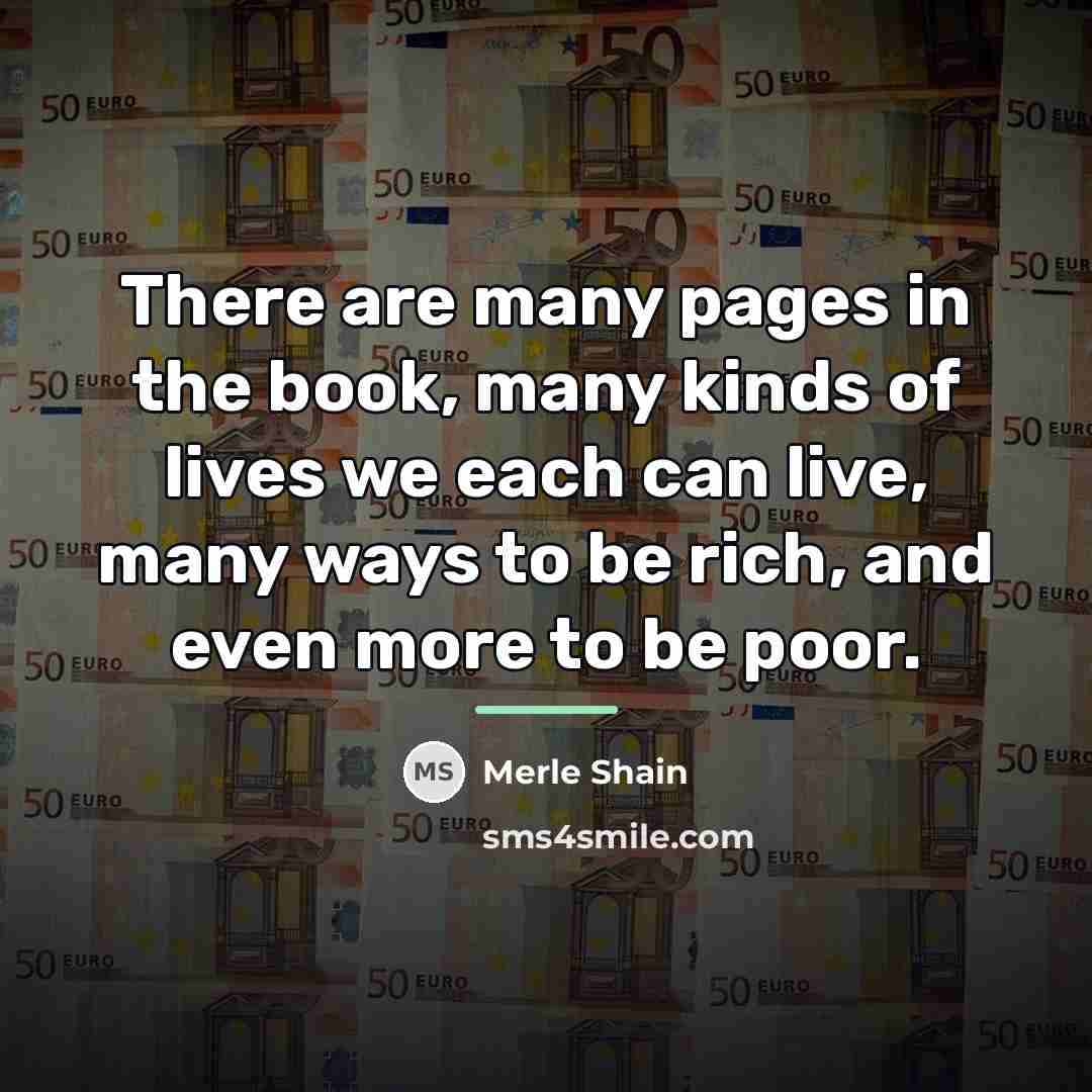 “There are many pages in the book, many kinds of…” quote by Merle Shain