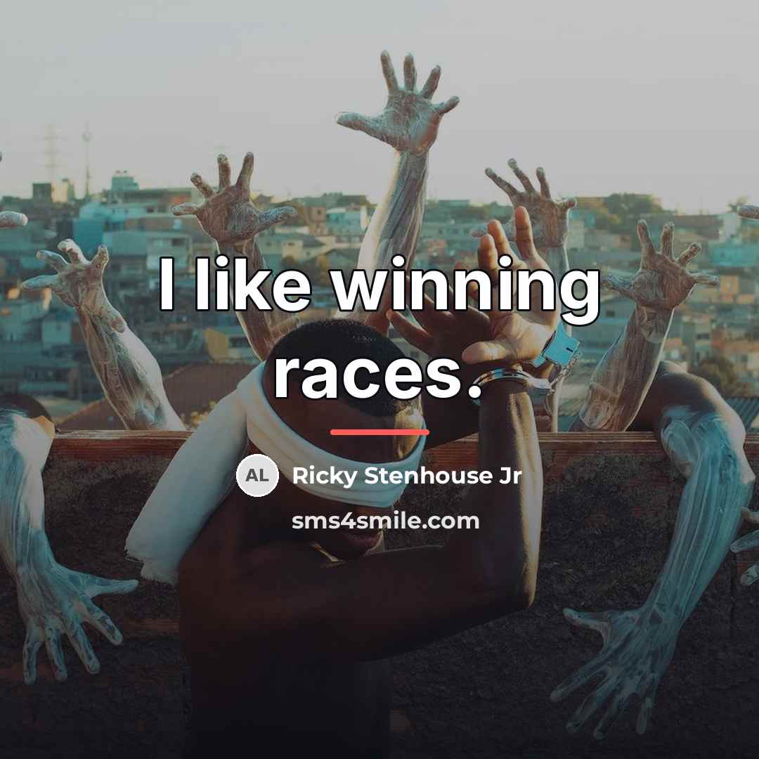 “I like winning races.…” quote by Ricky Stenhouse Jr