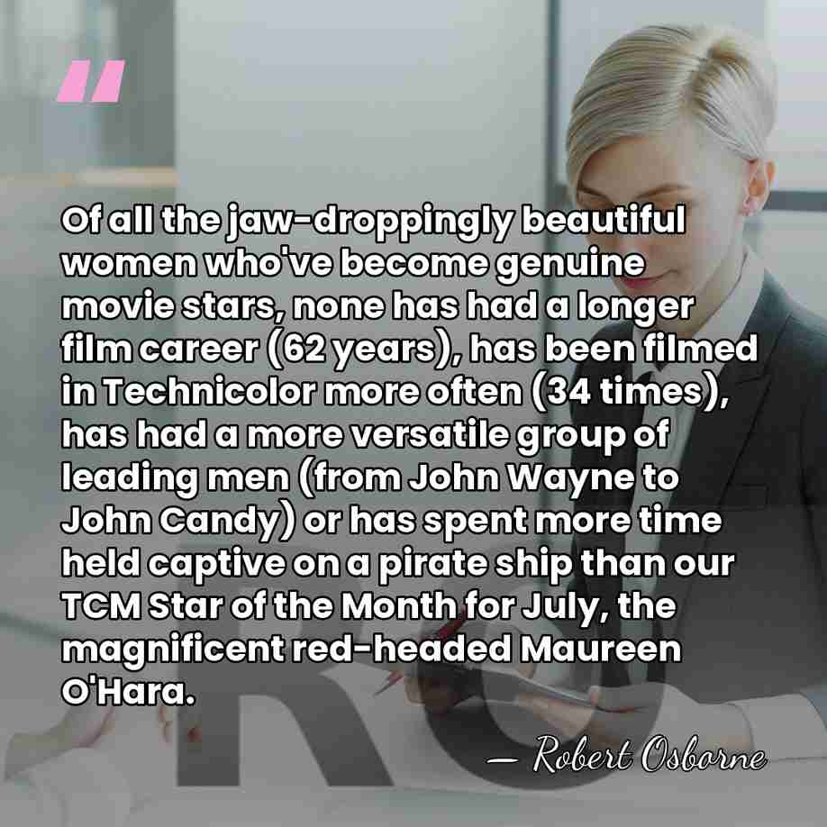Of all the jaw-droppingly beautiful women who've become genuine movie stars, none&hellip; - Robert Osborne