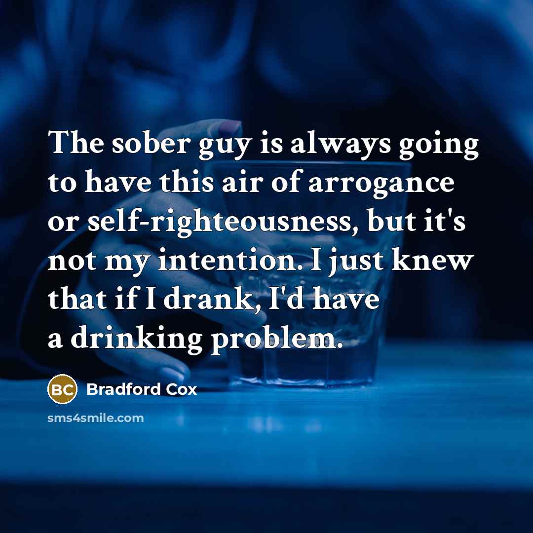 “The sober guy is always going to have this air…” quote by Bradford Cox