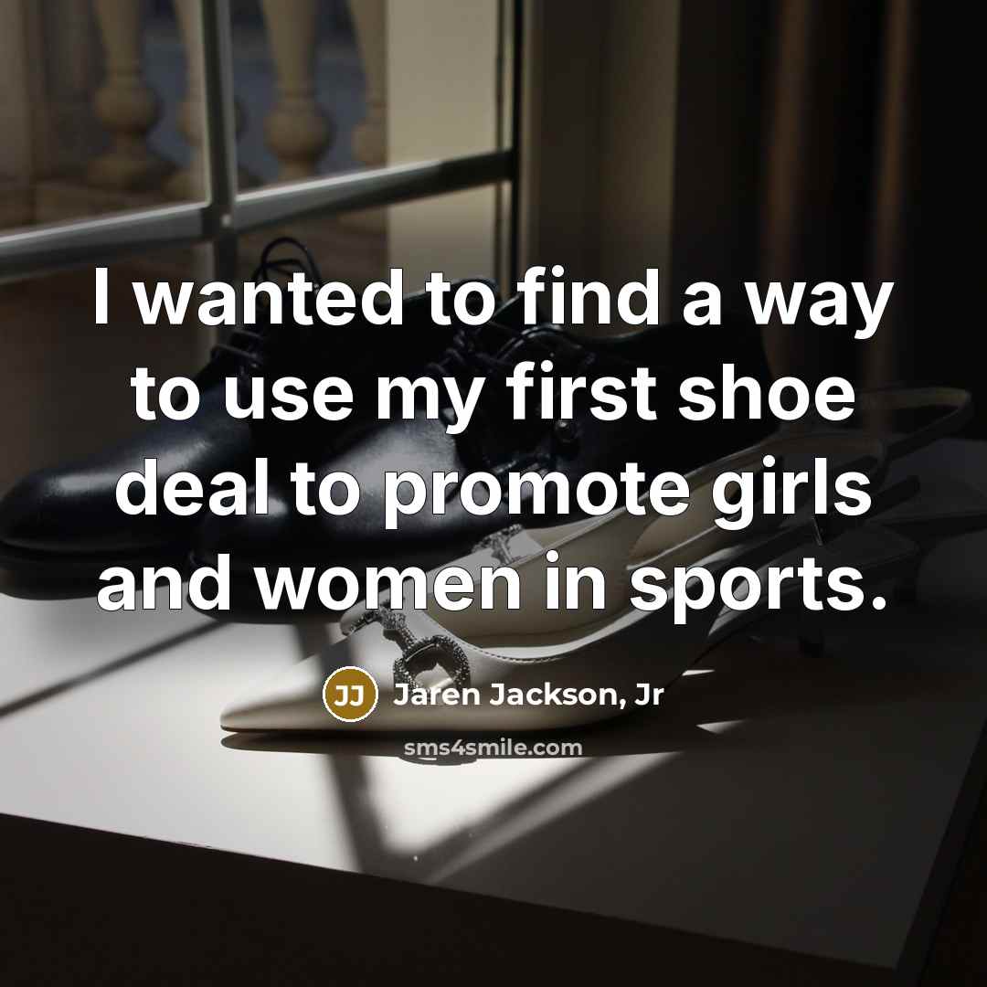 “I wanted to find a way to use my first…” quote by Jaren Jackson, Jr