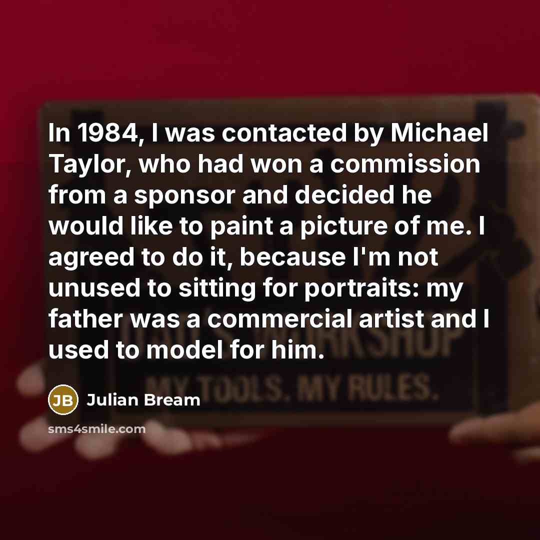 “In 1984, I was contacted by Michael Taylor, who had…” quote by Julian Bream