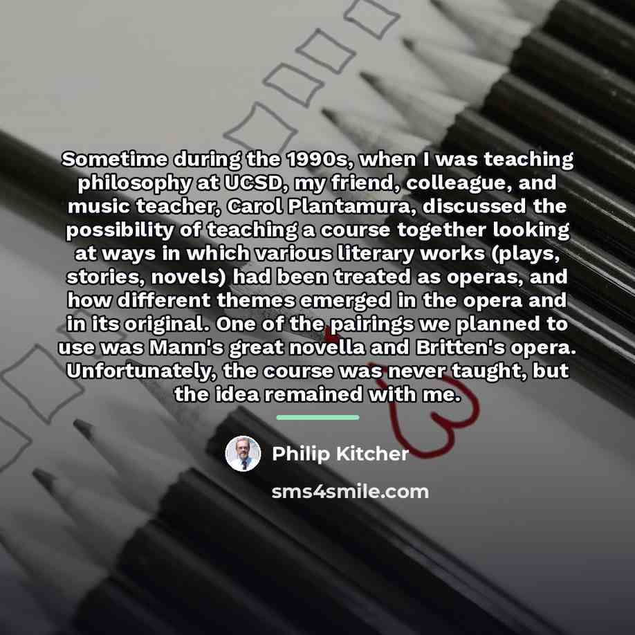 “Sometime during the 1990s, when I was teaching philosophy at…” quote by Philip Kitcher