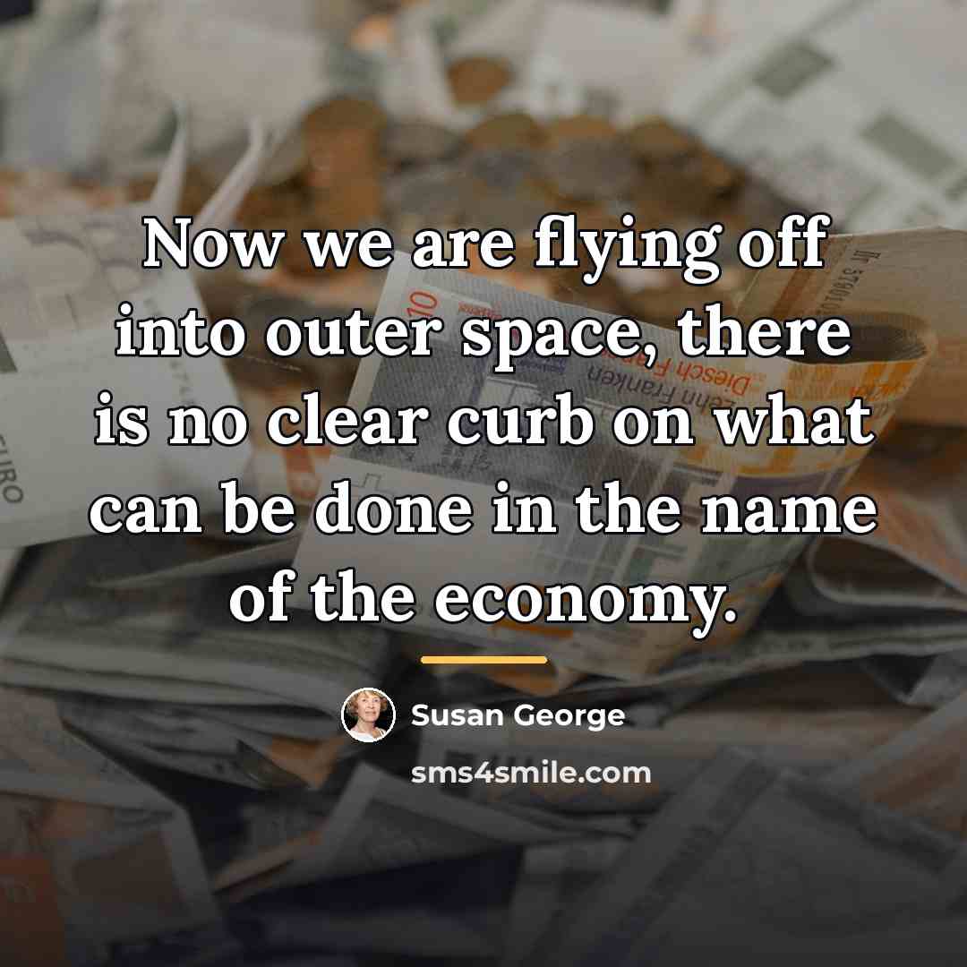 “Now we are flying off into outer space, there is…” quote by Susan George