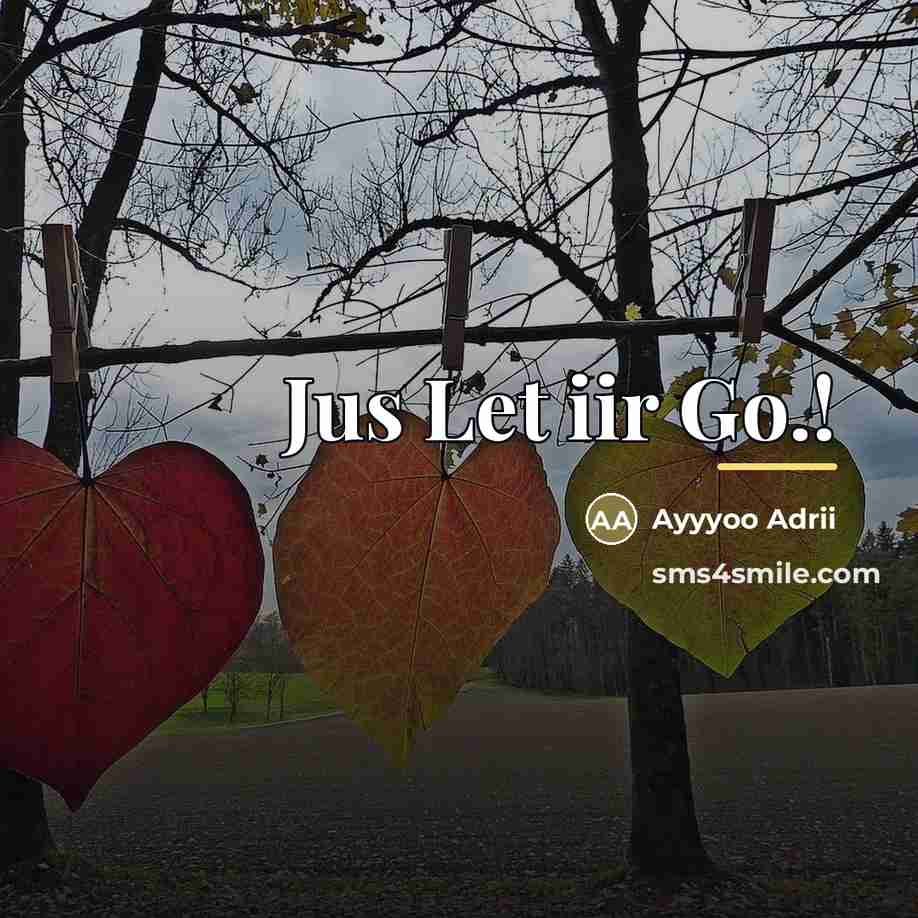 “Jus Let iir Go.!…” quote by Ayyyoo Adrii