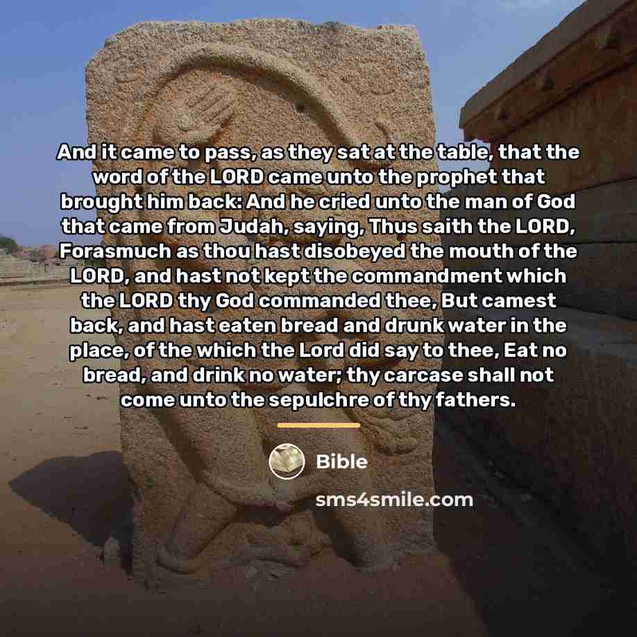 “And it came to pass, as they sat at the…” quote by Bible