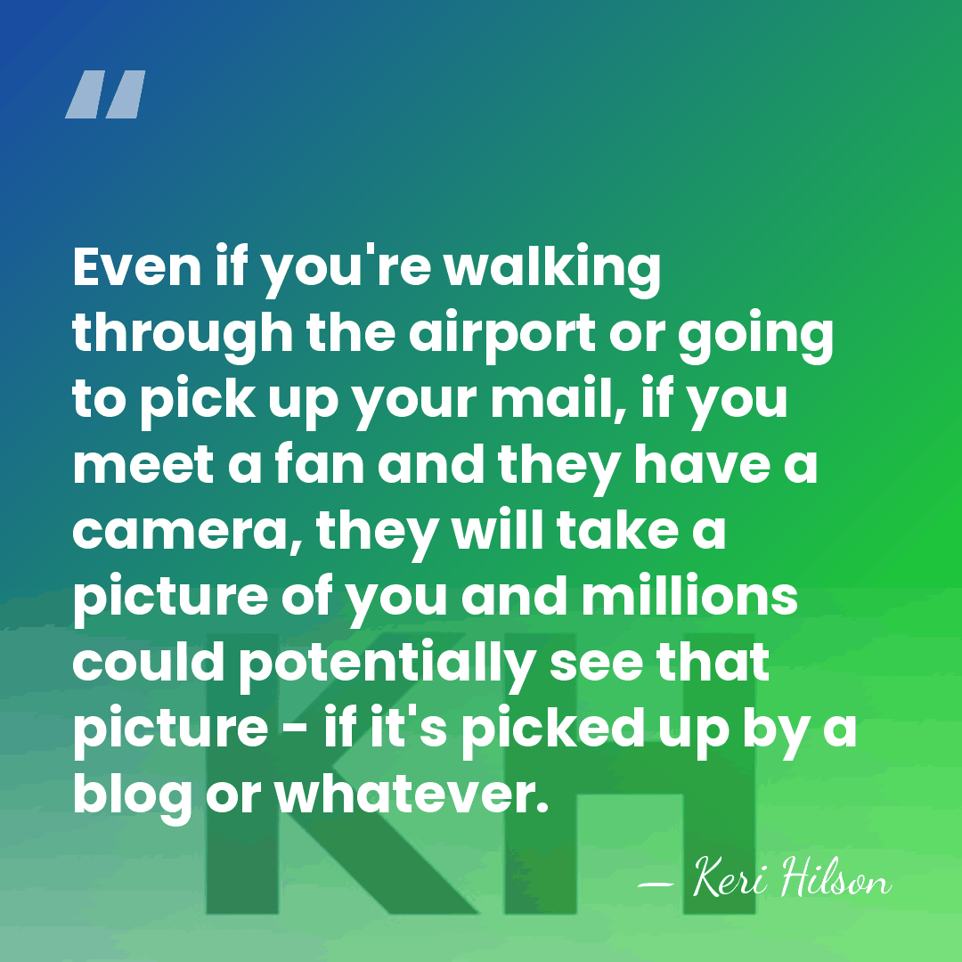 Even if you're walking through the airport or going to pick up&hellip; - Keri Hilson
