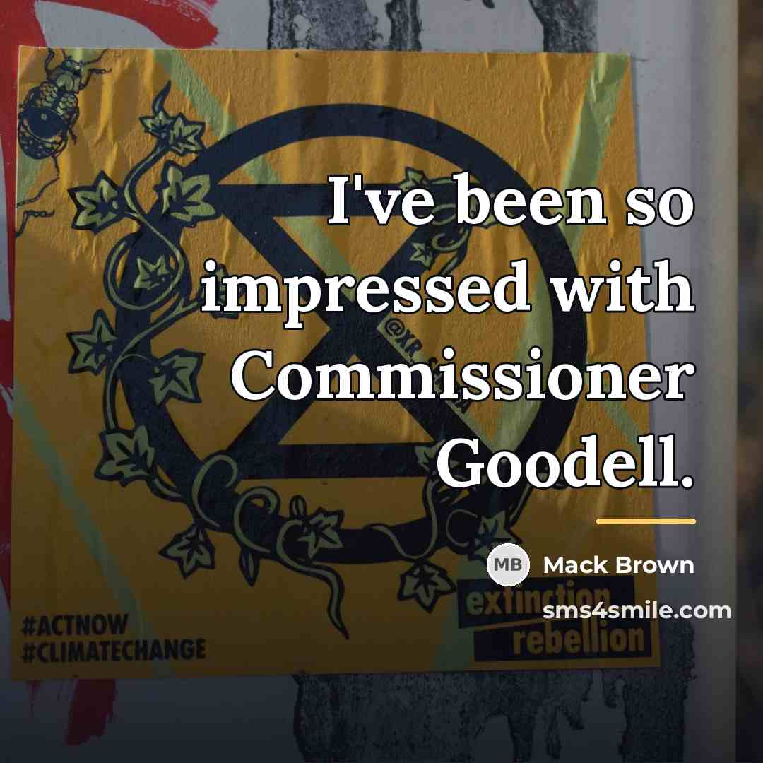 “I've been so impressed with Commissioner Goodell.…” quote by Mack Brown
