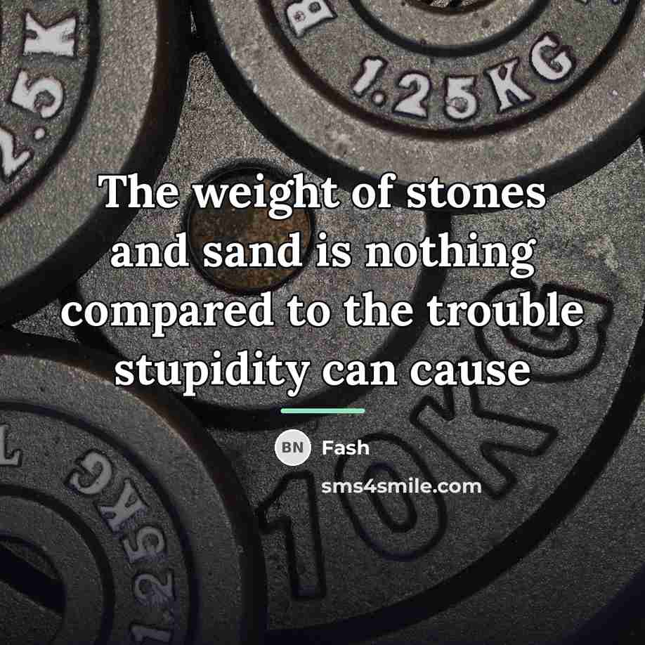 “The weight of stones and sand is nothing compared to…” quote by Fash