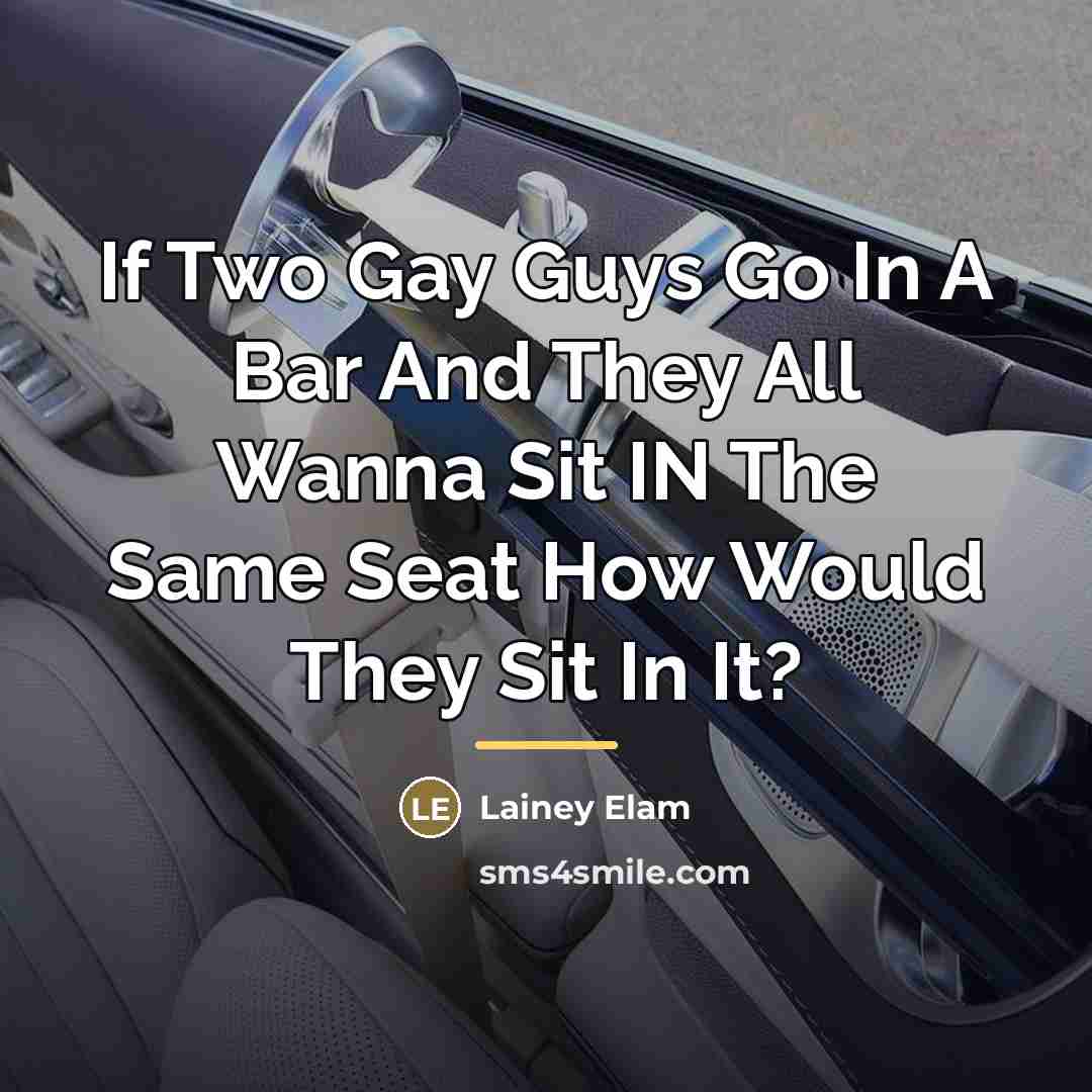 “If Two Gay Guys Go In A Bar And They…” quote by Lainey Elam
