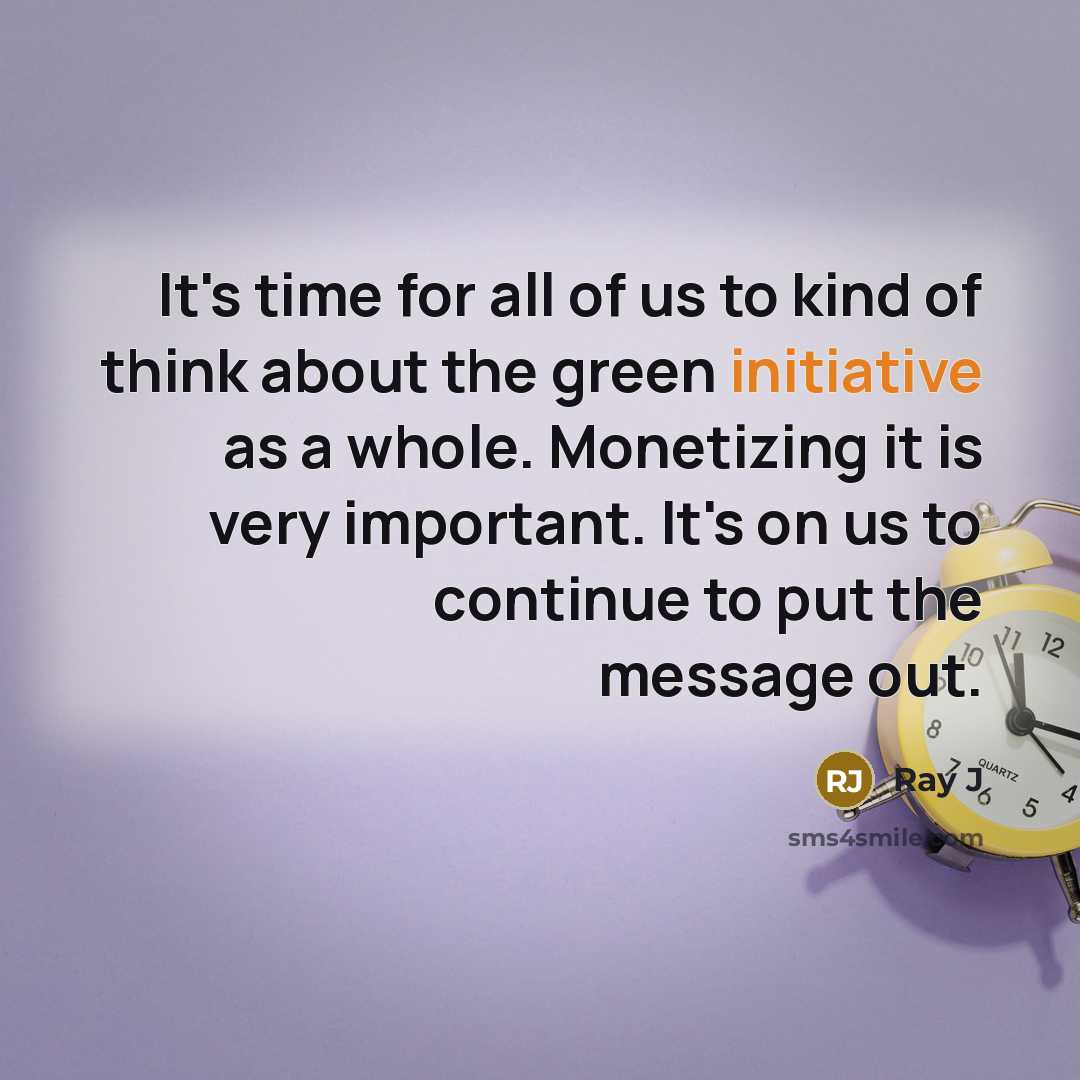 “It's time for all of us to kind of think…” quote by Ray J