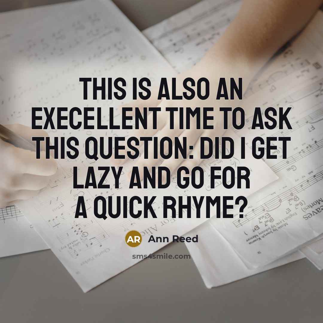 “This is also an execellent time to ask this question:…” quote by Ann Reed