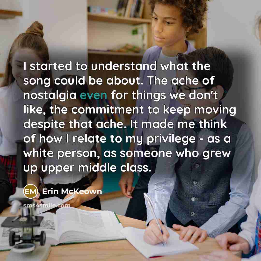“I started to understand what the song could be about.…” quote by Erin McKeown