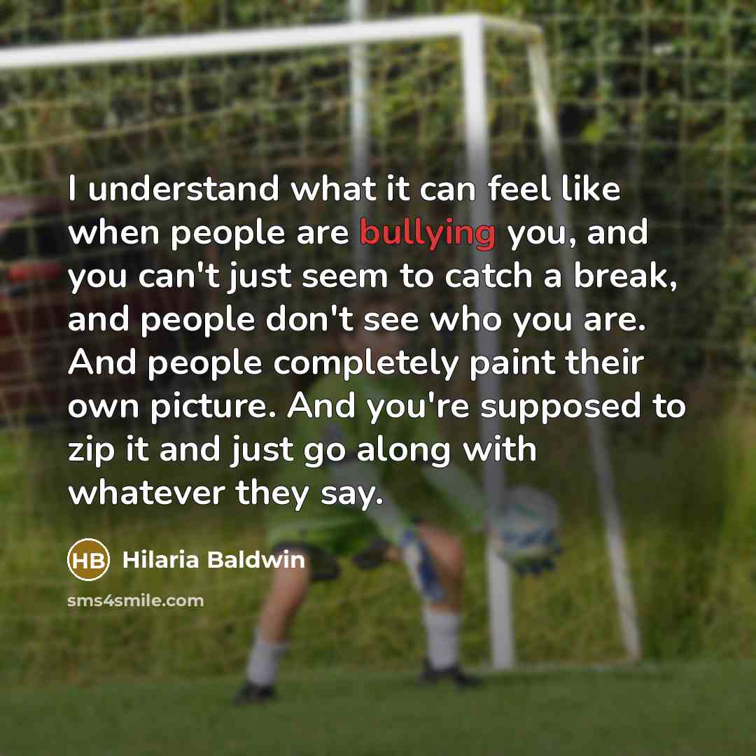 “I understand what it can feel like when people are…” quote by Hilaria Baldwin