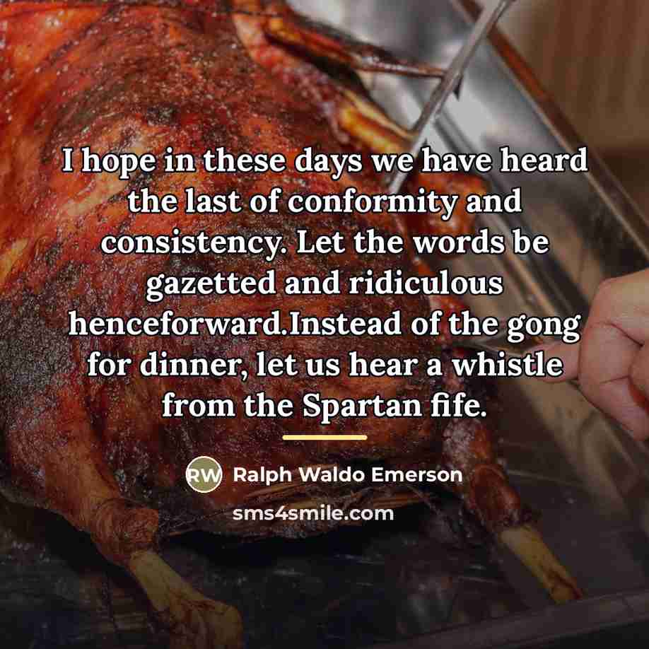 “I hope in these days we have heard the last…” quote by Ralph Waldo Emerson