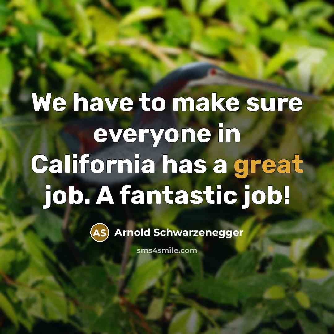 “We have to make sure everyone in California has a…” quote by Arnold Schwarzenegger