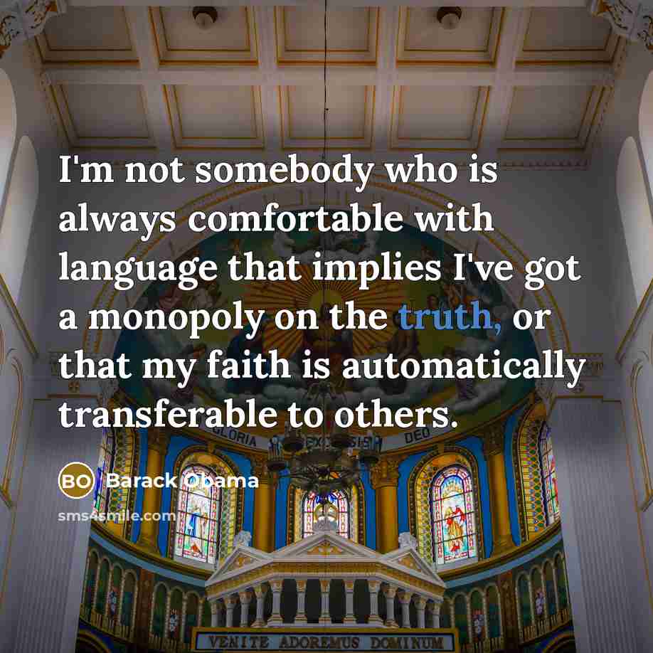 “I'm not somebody who is always comfortable with language that…” quote by Barack Obama