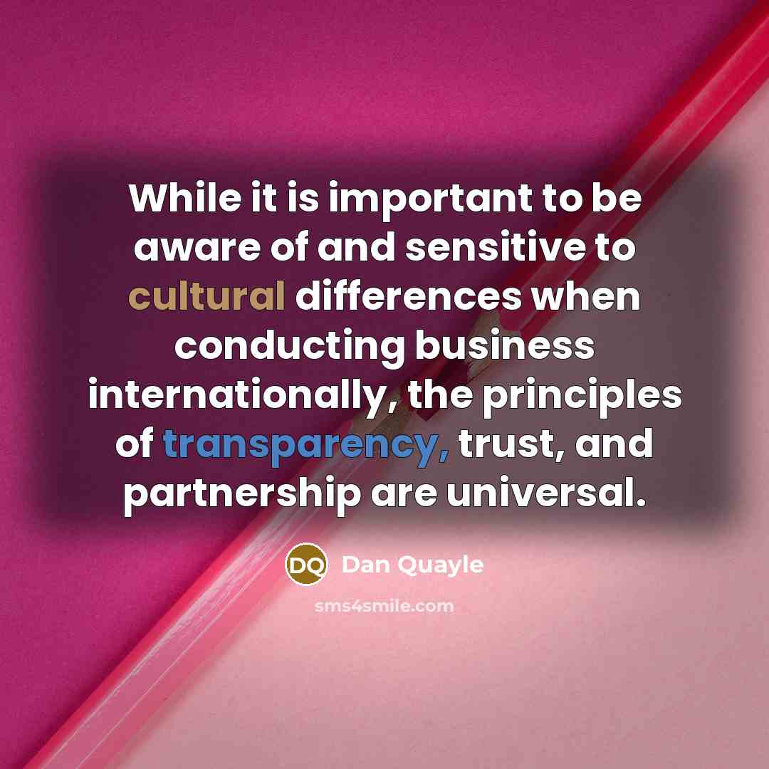 “While it is important to be aware of and sensitive…” quote by Dan Quayle
