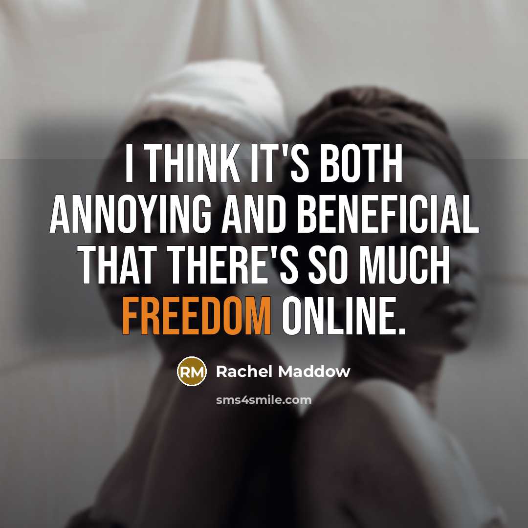 “I think it's both annoying and beneficial that there's so…” quote by Rachel Maddow