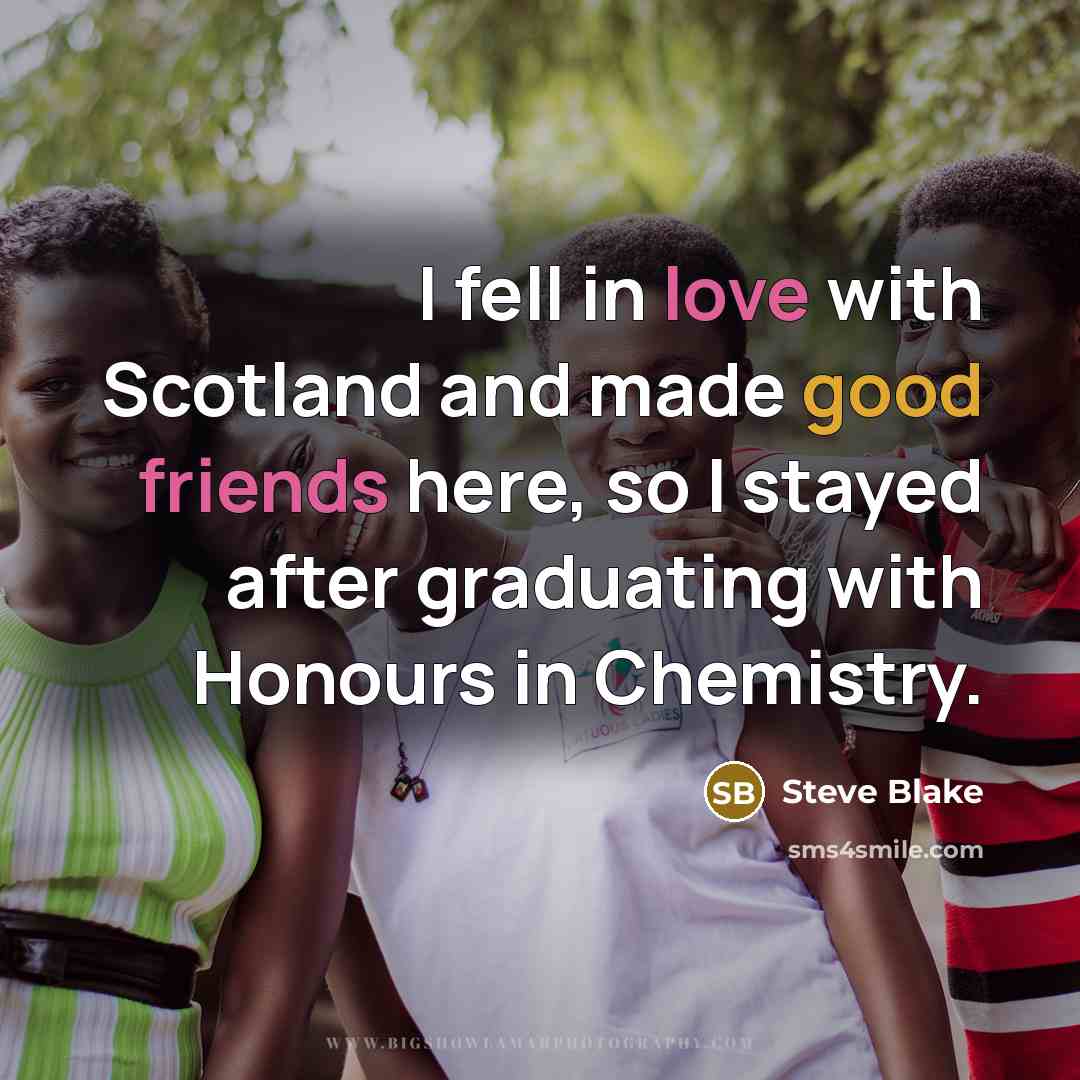 “I fell in love with Scotland and made good friends…” quote by Steve Blake