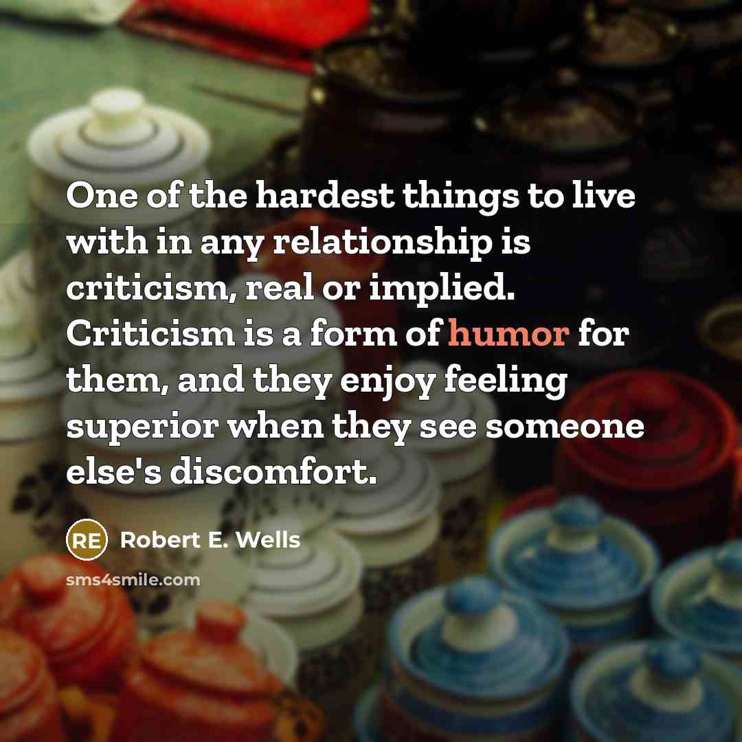 “One of the hardest things to live with in any…” quote by Robert E. Wells