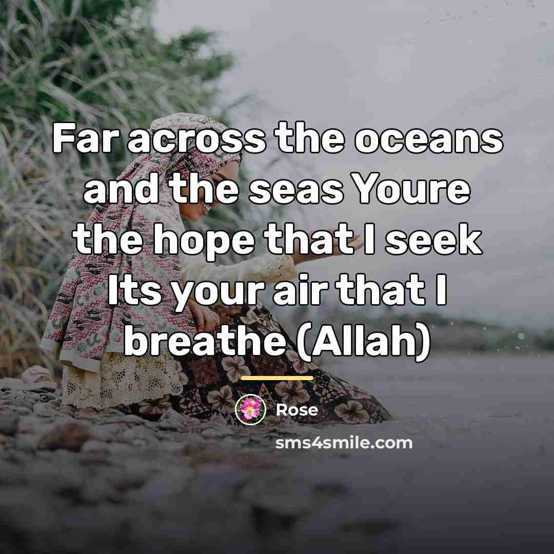 “Far across the oceans and the seas Youre the hope…” quote by Rose