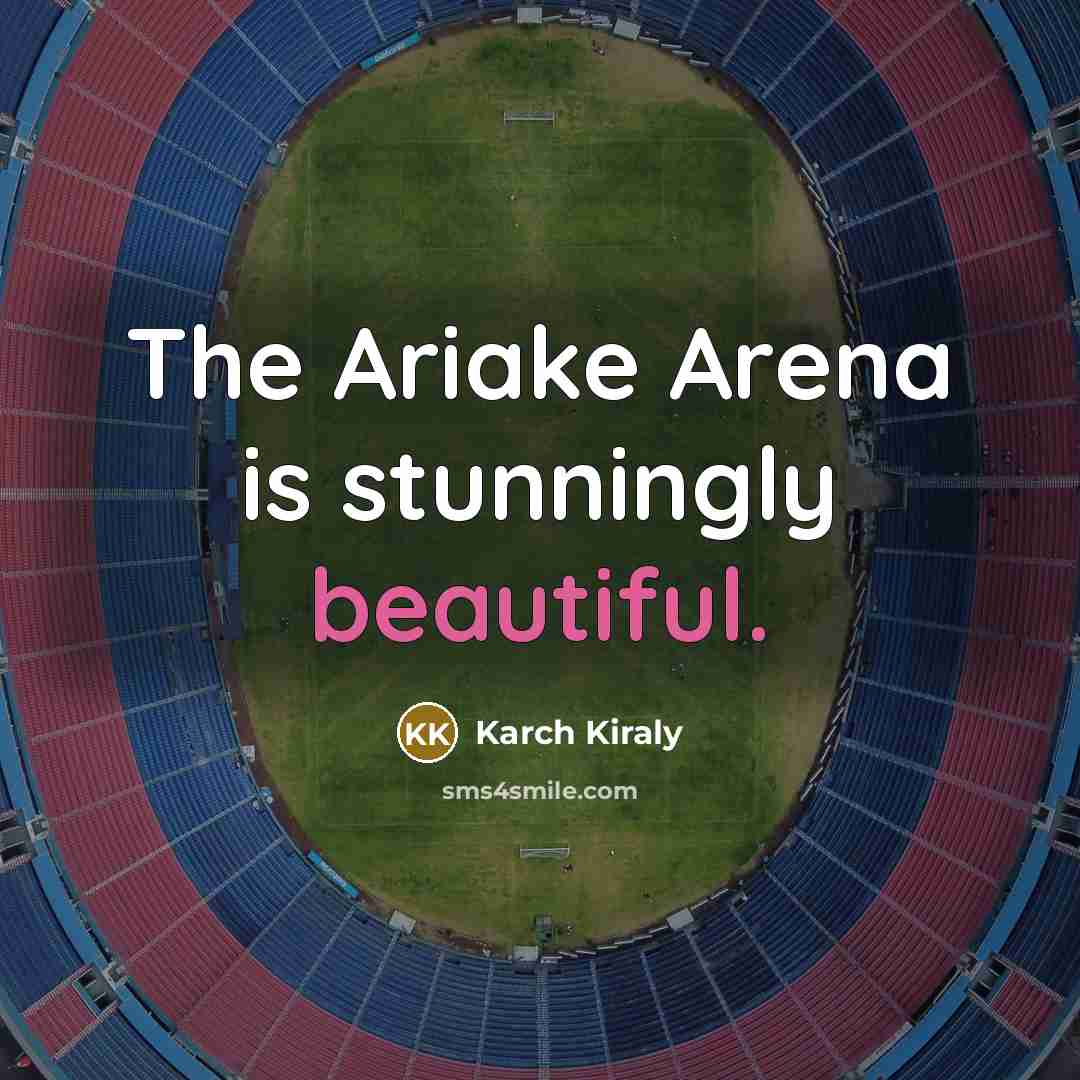 “The Ariake Arena is stunningly beautiful.…” quote by Karch Kiraly