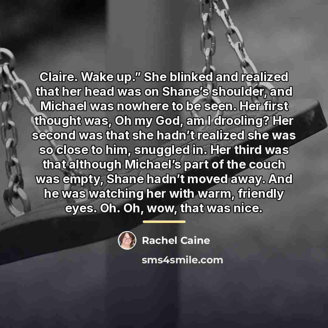 “Claire. Wake up.” She blinked and realized that her head…” quote by Rachel Caine