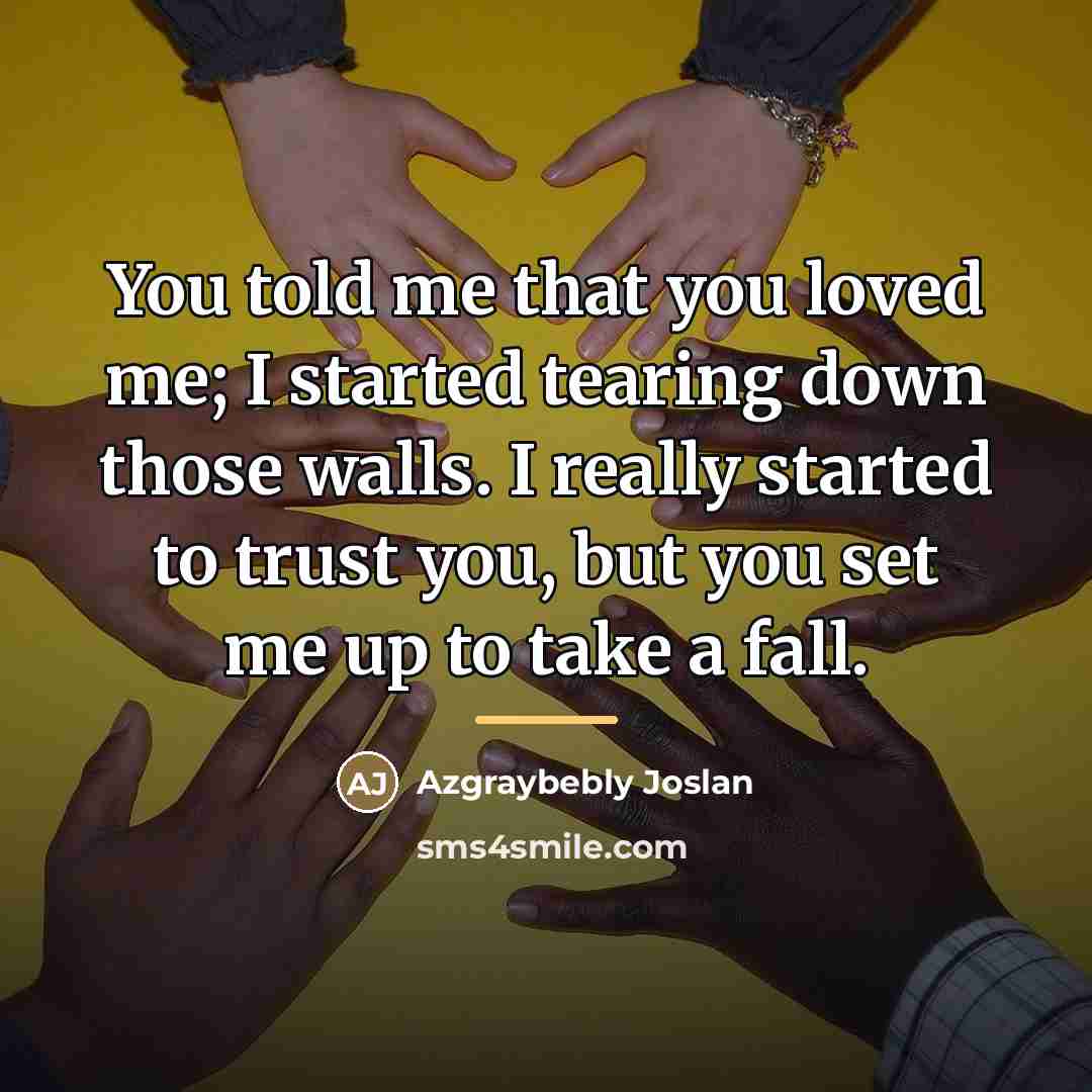 “You told me that you loved me; I started tearing…” quote by Azgraybebly Joslan