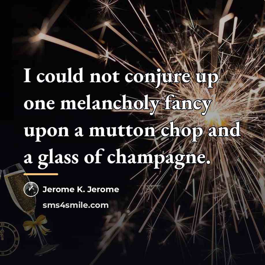 “I could not conjure up one melancholy fancy upon a…” quote by Jerome K. Jerome
