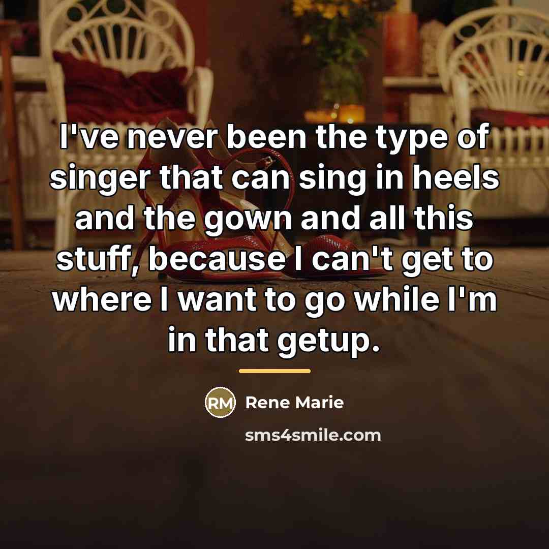 “I've never been the type of singer that can sing…” quote by Rene Marie