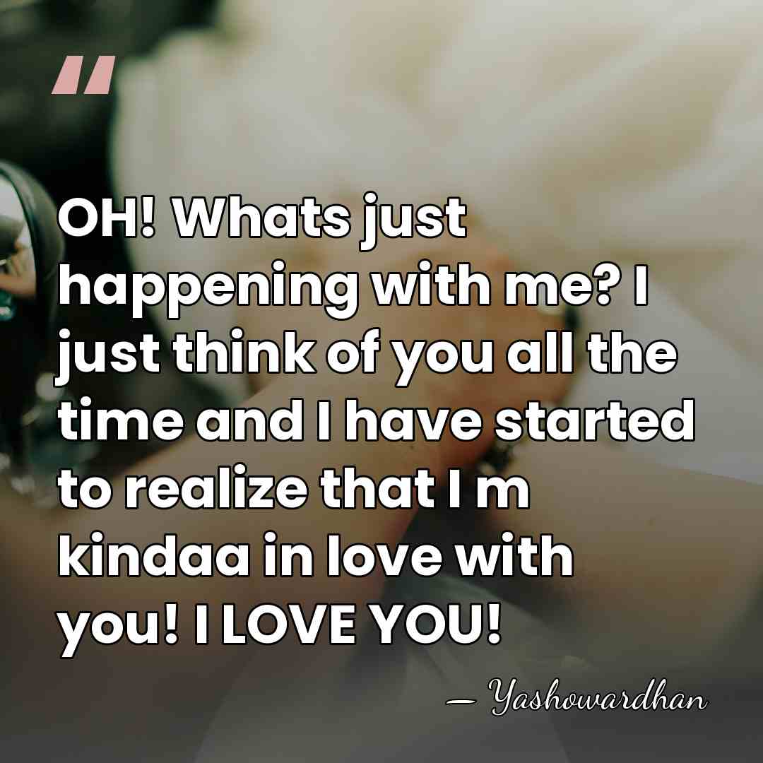 OH! Whats just happening with me? I just think of you all&hellip; - Yashowardhan
