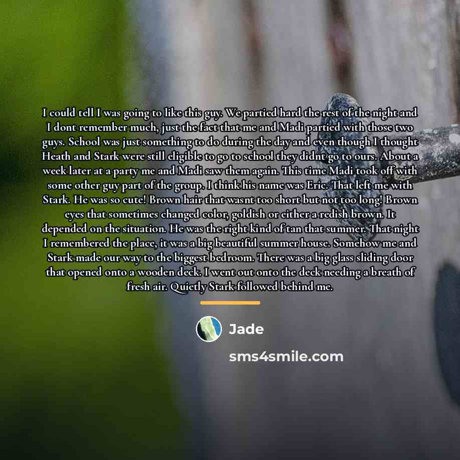 “I could tell I was going to like this guy.…” quote by Jade