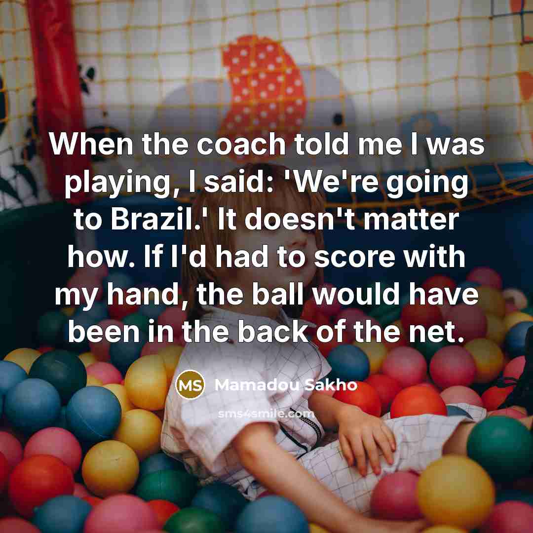 “When the coach told me I was playing, I said:…” quote by Mamadou Sakho