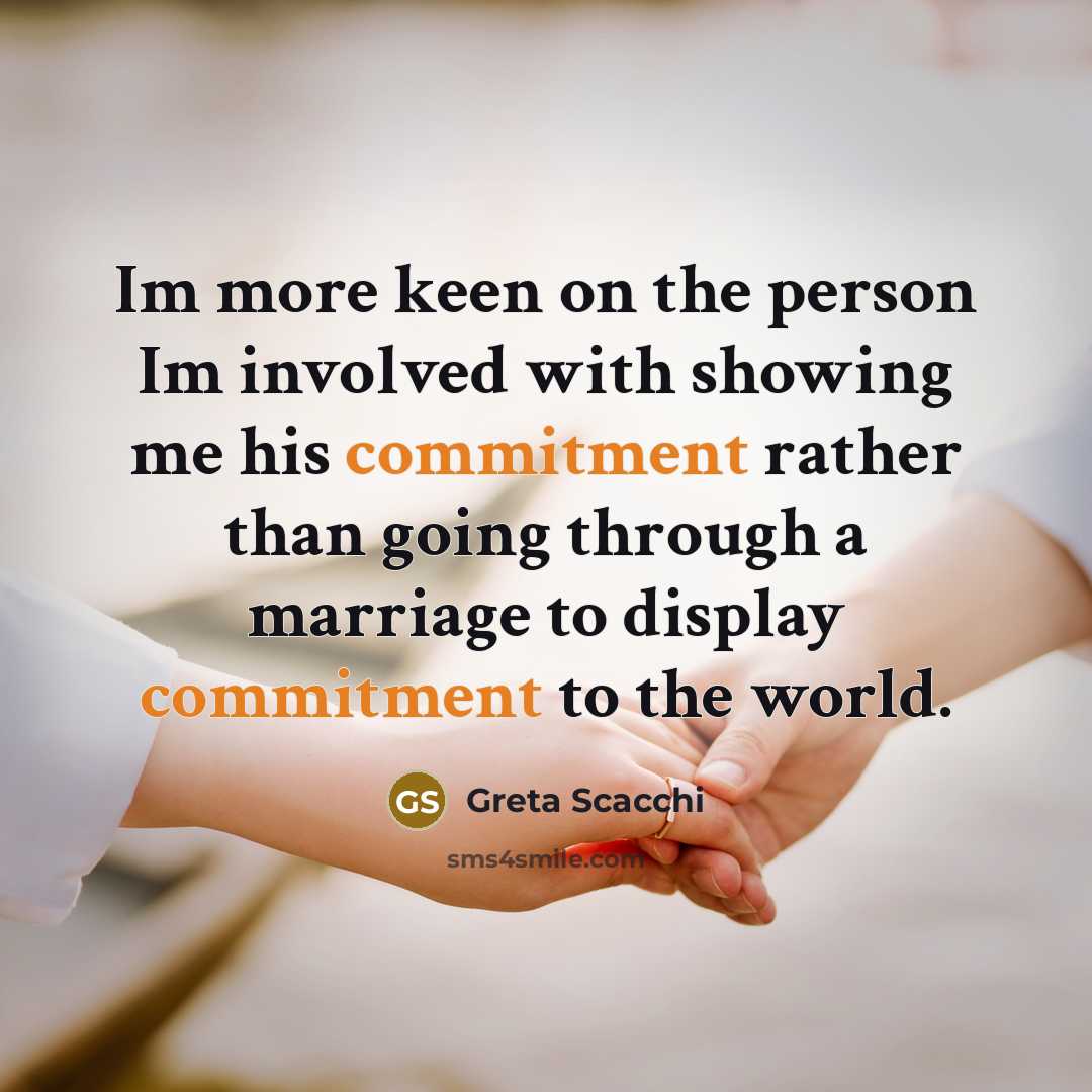 “Im more keen on the person Im involved with showing…” quote by Greta Scacchi