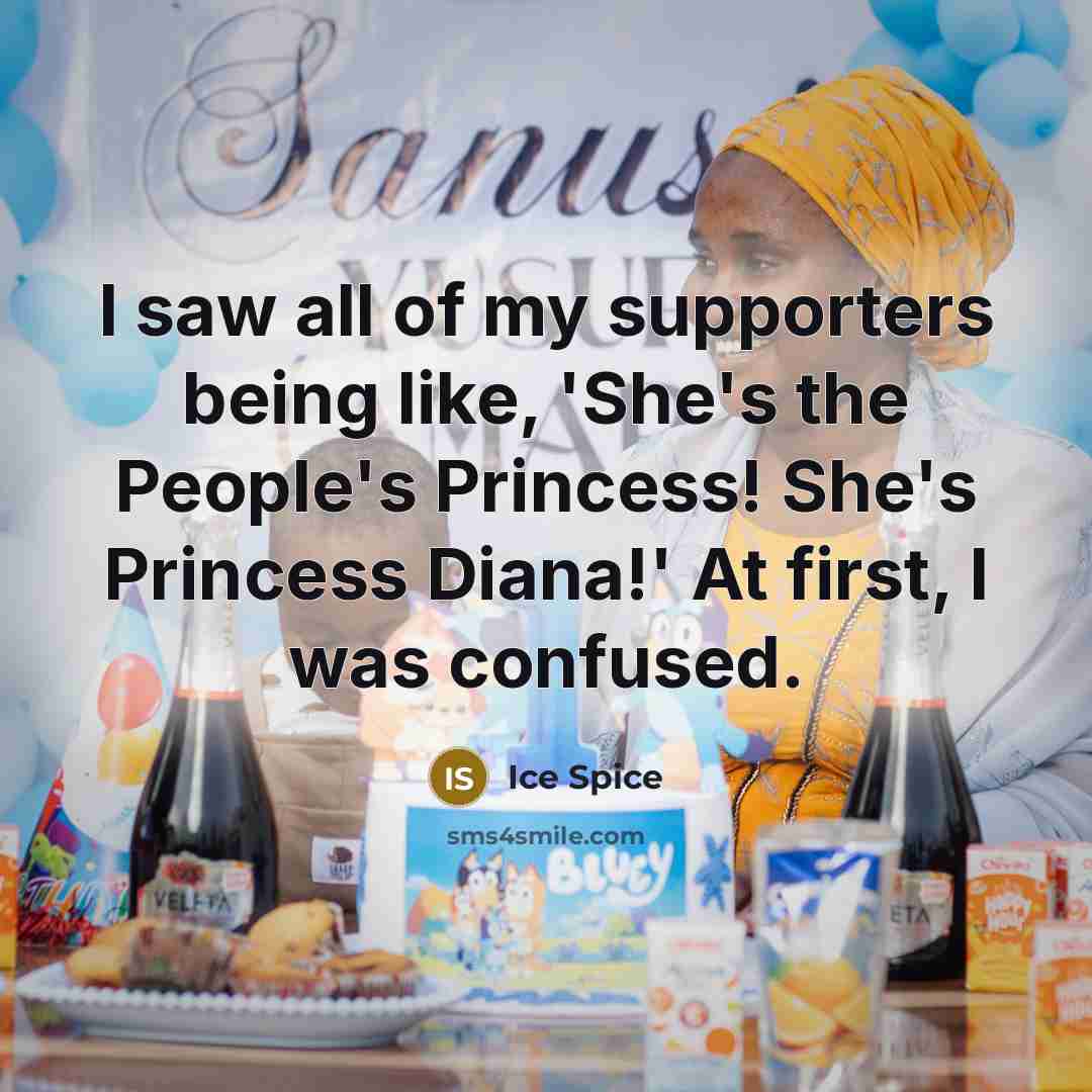 “I saw all of my supporters being like, 'She's the…” quote by Ice Spice