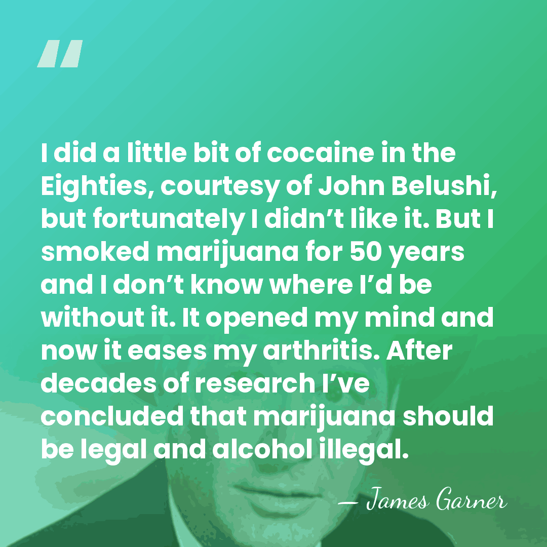 I did a little bit of cocaine in the Eighties, courtesy of&hellip; - James Garner